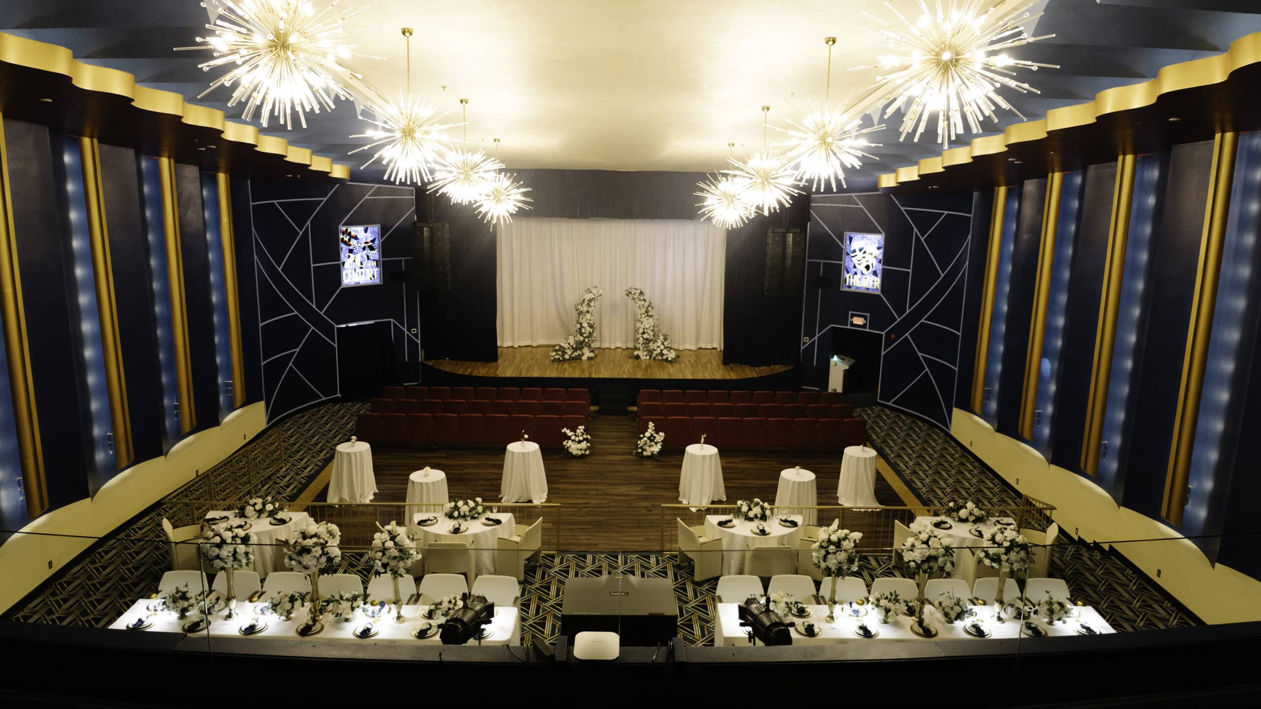 Corporate event venue interior — 20th Century Theater Cincinnati
